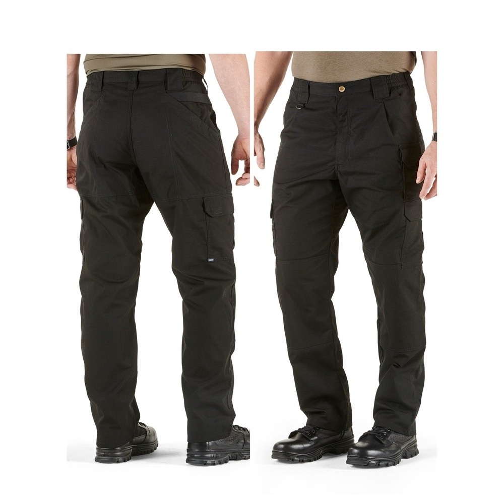 5.11 Mens Regular Fit Taclite Pro Ripstop Cargo Pants Size 38 x 32 Black Utility